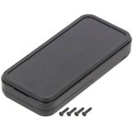 CS75-B, CS Series Black ABS Handheld Enclosure, Integral Battery Compartment ...