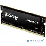 Память DDR4 8Gb 2666MHz Kingston KF426S15IB/8 Fury Impact RTL PC4-21300 CL15 ...