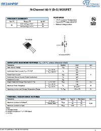 IRFZ44NPBF, Транзистор, N-канал 55В 41А [TO-220AB], Infineon | купить в ...
