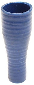 Фото 1/2 130-16-012, Патрубок Д-245,ГАЗ-3309 ЕВРО-4 охладителя отводящий синий силикон (L=100мм, d=19x38) MEGAPOWER