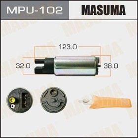 MPU-102, MPU-102_насос топливный электрический! 3.0bar\ Toyota Corolla 1.6/1.8/RAV4 2.0/Camry 2.4 00-07