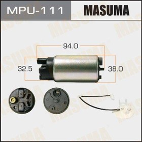 MPU-111, Насос топливный Toyota Corolla (E180) 13-, Avensis (T270) 09-, RAV 4 08-, Yaris 08- Masuma