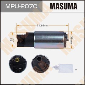 Насос топливный NISSAN ALMERA MASUMA MPU-207C