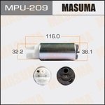MPU-209, Насос топливный Nissan Fuga 07-; Infiniti M35/45 06- Masuma