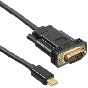 Фото 1/3 1147221, Кабель Mini DisplayPort - VGA, M/M, 2 м, Buro, чер, BHP MDPP-VGA-2