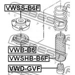 Отбойник амортизатора VWD-GVF