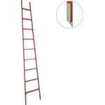 Стеклопластиковая приставная диэлектрическая лестница мягкий грунт ЛСПД-3.5 МГ 471563
