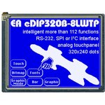 EA EDIP320B-8LWTP, LCD Graphic Display Modules & Accessories Blue/White Contrast ...