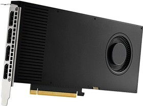 Фото 1/9 Видеокарта Nvidia RTX A4000 16GB GDDR6 256-bit; 4 x DP 1.4a; RTL box (incl: vga FH, 1xDP- VGA docs)