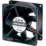 9G0912G1011, Axial Fan DC Ball 92x92x38mm 12V 186m³/h