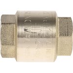 Brass Single Check Valve, BSPP 1/2in, 12 bar