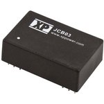 JCB0312S05, Isolated DC/DC Converters - Through Hole DC-DC CONVERTER, 3W, SINGLE O/P