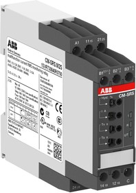 Реле контроля тока CM-SRS.M2S 1ф многофункц. (0.3- 1.5А 1-5А 3-15А) питание 24-240В AC/DC 2ПК винт. клеммы ABB