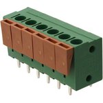 1776260-6, Fixed Terminal Blocks 5.08MM BRD MNT 6 POS TOP WIRE ENTRY