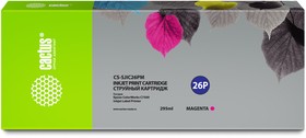 Фото 1/3 Картридж струйный Cactus CS-SJIC26PM C33S020620 пурпурный (295мл) для Epson ColorWorks TM-C7500
