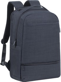 Фото 1/10 Рюкзак black carry-on Laptop backpack 17.3" 8365black