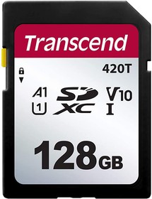 TS128GSDC420T, 128 GB SDXC SD Card, A1, U1, V10