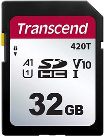 TS32GSDC420T, 32 GB SDHC SD Card, A1, U1, V10