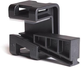Фото 1/2 151-01566, Cable Mounting & Accessories Wedge Clip, 0.16"0.35" Panel Thickness, PA66HSGF, Black, 200/bag