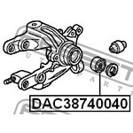 DAC38740040, подшипник ступ. пер.!\ Mazda 929 ...