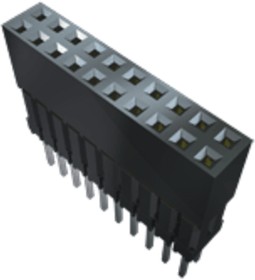 Фото 1/3 ESQ-120-23-L-D, ESQ Series Straight Through Hole Mount PCB Socket, 40-Contact, 2-Row, 2.54mm Pitch, Solder Termination