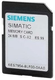 Карта памяти SIMATIC S7,для S7-1X00 CPU/SINAMICS, 3,3В FLASH, 24 Мбайта 6ES7954-8LF03-0AA0