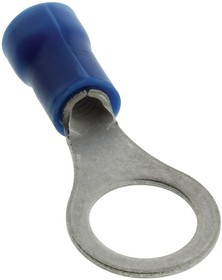 8-34163-1, TERMINAL, RING TONGUE 5/16IN, CRIMP BLUE