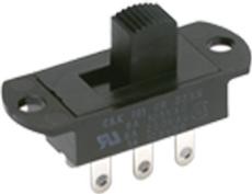 S101031SS03Q, Switch Slide ON OFF SPST Extended Top Slide 6A 250VAC 125VDC Solder Lug Panel Mount Bulk