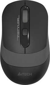 Фото 1/10 Мышь A4Tech Fstyler FG10 черный/серый оптическая (2000dpi) беспроводная USB (4but)