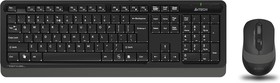 Фото 1/10 Клавиатура + мышь A4Tech Fstyler FG1010 клав:черный/серый мышь:черный/серый USB беспроводная Multimedia