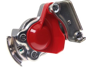 Фото 1/2 6001405, Головка соединительная тормозной системы прицепа 22мм (груз.авто) красная с клапаном COJALI