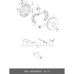 Колодки тормозные задние барабанные VW/SKODA VAG 6RU698525