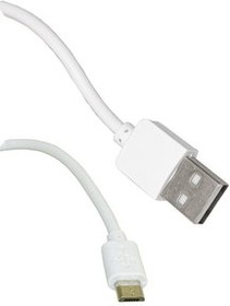 Фото 1/3 USB2.0 A(M)-MICRO USB B(M) W 1.8M, Кабель USB AM - Micro USB BM, 1.8 м белый