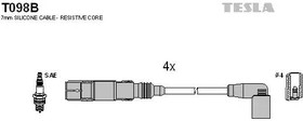 T098B, Провода зажигания Seat Cordoba 1.6 2003-09, Ibiza IV 1.6 2003-, VW Fox 1.4 2005-