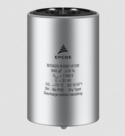 B25620B0118K883, Film Capacitors 1100UF 10 % 900V MKP PEC