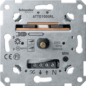 Фото 1/5 Schneider Electric Merten Механизм Светорегулятора поворотного 60-1000ВА для л/н и обм тр-ров
