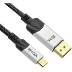 Кабель USB3.1 CM/DP 1.8M CU422MCV-1.8M ALUMI SHELL VCOM