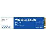 SSD накопитель WD Blue SA510 WDS500G3B0B 500ГБ, M.2 2280, SATA III, SATA