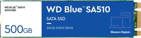 Фото 1/3 SSD накопитель WD Blue SA510 WDS500G3B0B 500ГБ, M.2 2280, SATA III, SATA
