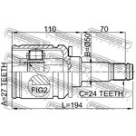 0111-MCV30LH, ШРУС TOYOTA RAV4 ACA3#,ALA3#,GSA33,ZSA3# 2005.11-2012.12 [EU] ...