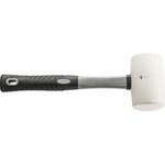 Молоток резиновый (киянка), D-55 мм, ручка 2К, белый 2028-900055