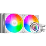 Система водяного охлаждения ID-COOLING FX240 Inf, 4-pin, ARGB, 120мм, белый ...