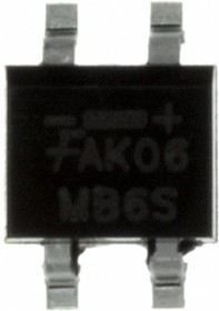 MB6S, Мост 0.5А, 600V