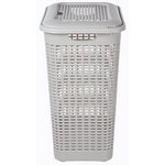Корзина для белья 30л, 370х260х465 мм Светло-серый 431293330