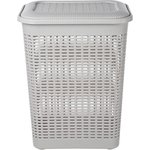Корзина для белья 30л, 370х260х465 мм Светло-серый 431293330