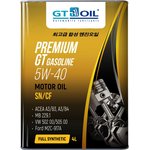 Масло Premium Gasoline, SAE 5W-40, API SN/CF, 4л 8809059407226