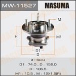 MW-11527, Подшипник задн. ступ. R [с ABS]