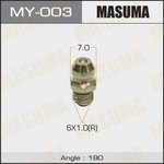MY-003, Тавотница пресс-масленка M 6 x 1-180° Masuma