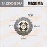 MZD063U, MZD063U_диск сцепления!\ Mazda Titan
