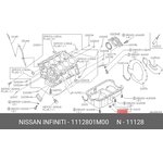 Болт слива масла NISSAN Micra NISSAN 11128-01M00